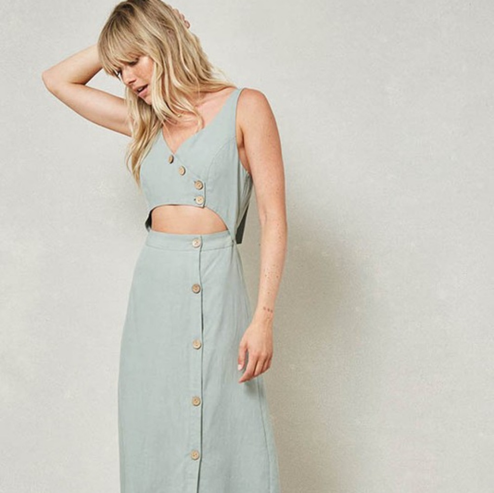 Cut out midi dress